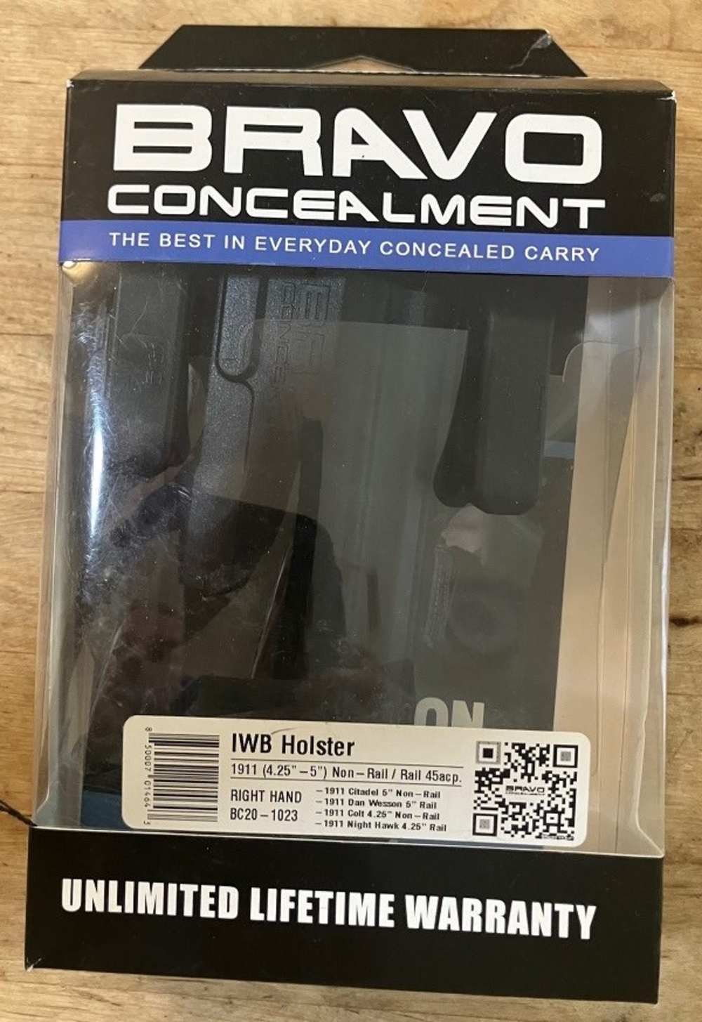 Bravo Concealment BC20-1023 IWB Holster for M1911 – M1911a1 Pistols-img-0