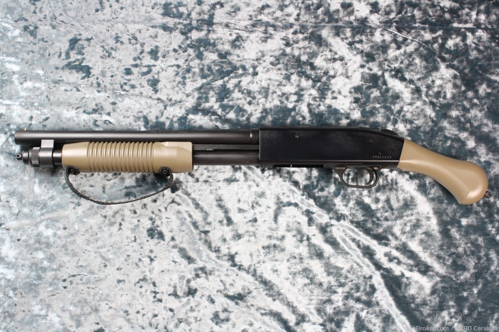 NEW Mossberg 590 Shockwave 20 Gauge Cerakote Elite-200 FDE Two Tone-img-6