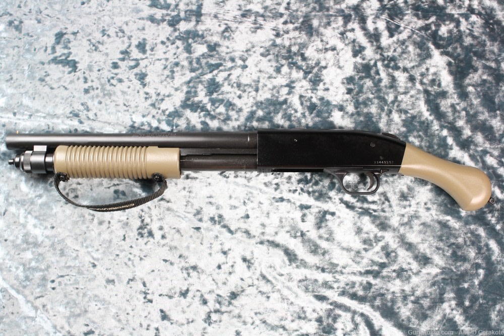 NEW Mossberg 590 Shockwave 12 Gauge Cerakote Elite-200 FDE Two Tone-img-7