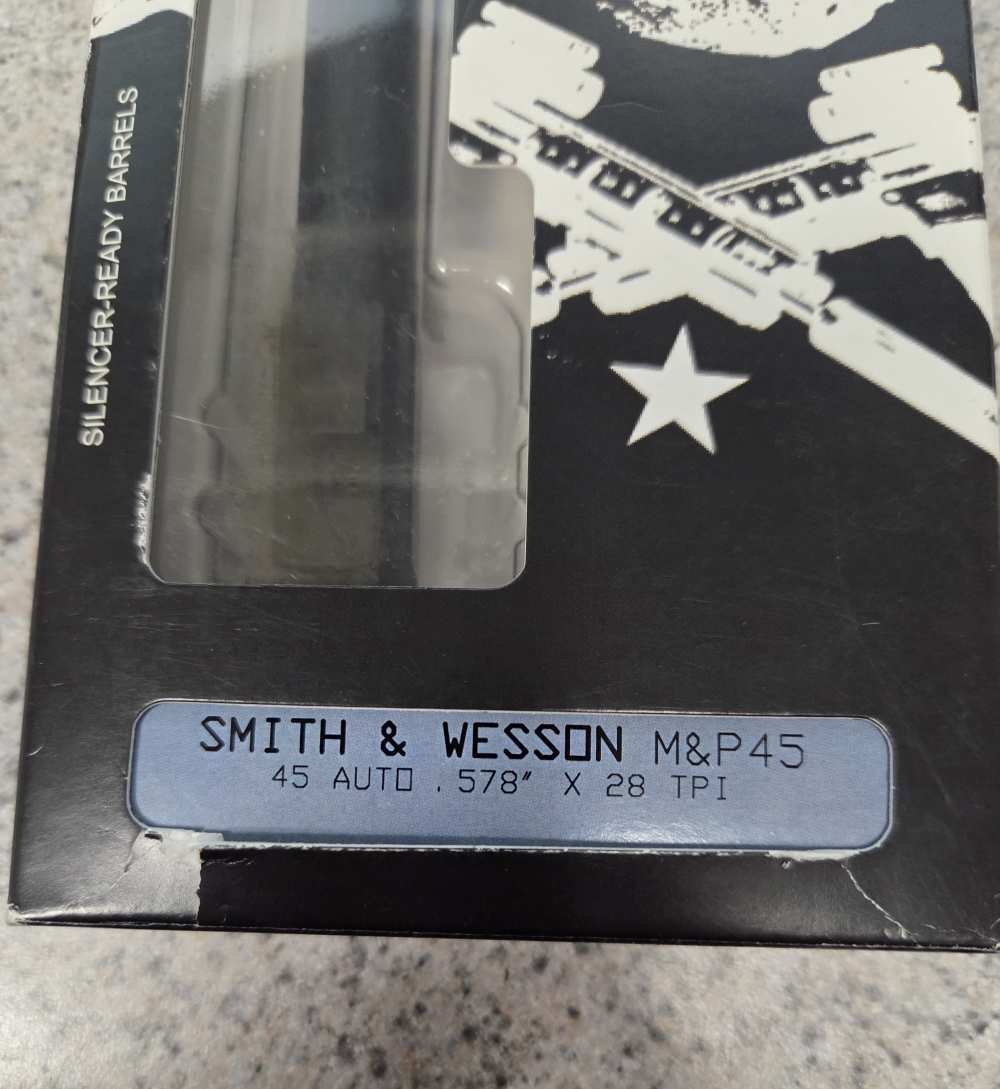 AAC Smith & Wesson M&P45 1.0 threaded barrel .578x28-img-1