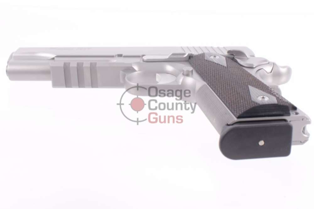 Sig Sauer 1911 Stainless Railed w/ NS - CA Compliant - 5" - .45 ACP-img-5