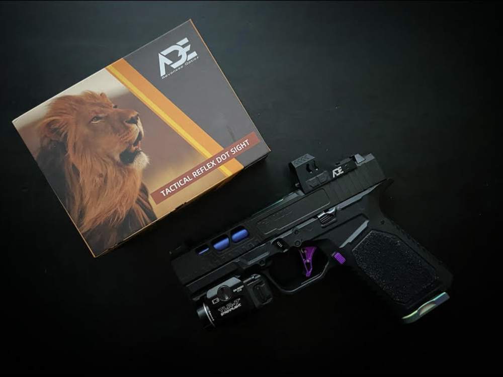 Ade RD3-029 Red Dot + Optic Mount Plate for "Non Optic Ready" HK VP9 Pistol-img-5