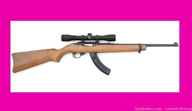 2000 Ruger 10/22 Carbine with scope, 25 round mag  p/n 01103 1103-img-0
