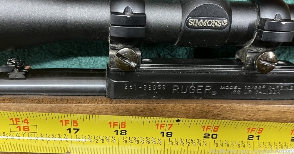 2000 Ruger 10/22 Carbine with scope, 25 round mag  p/n 01103 1103-img-30