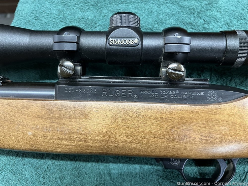 2000 Ruger 10/22 Carbine with scope, 25 round mag  p/n 01103 1103-img-12