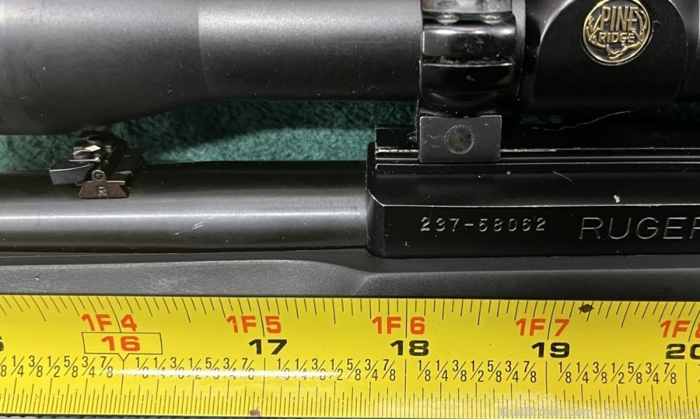 1993 Ruger 10/22 Carbine with scope, Hogue stock p/n 01103 1103-img-32