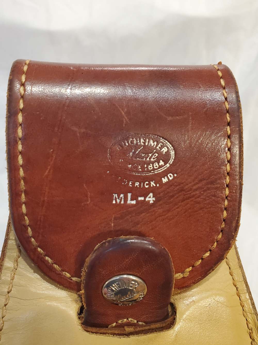Bucheimer ML-4 Leather Holster for Colt SAA or Ruger Blackhawk 7.5 Inch-img-2
