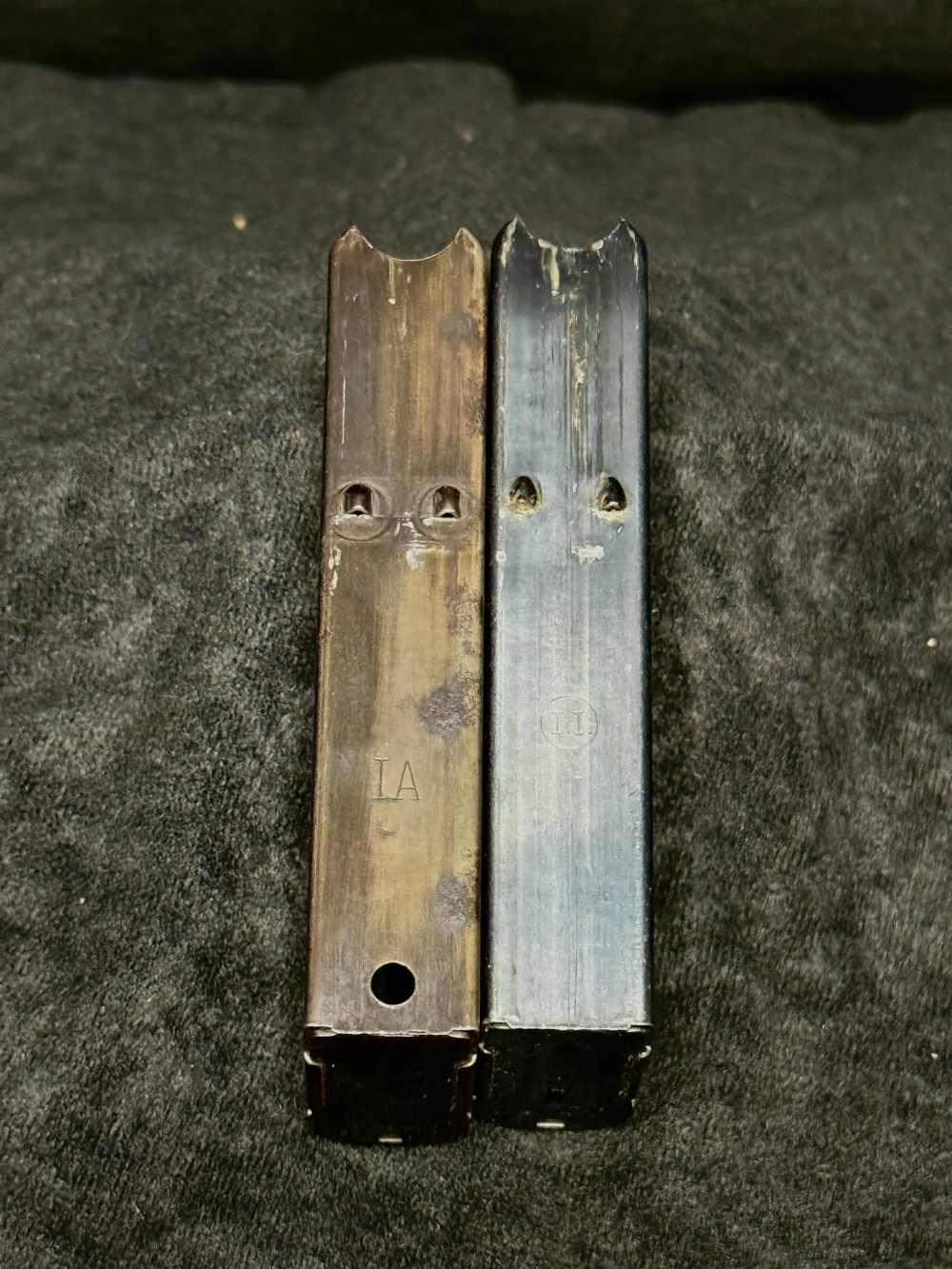 (2) WWII USGI Inland 15rd Magazines in J.S.S. Co. 1943 Mag Pouch -img-4