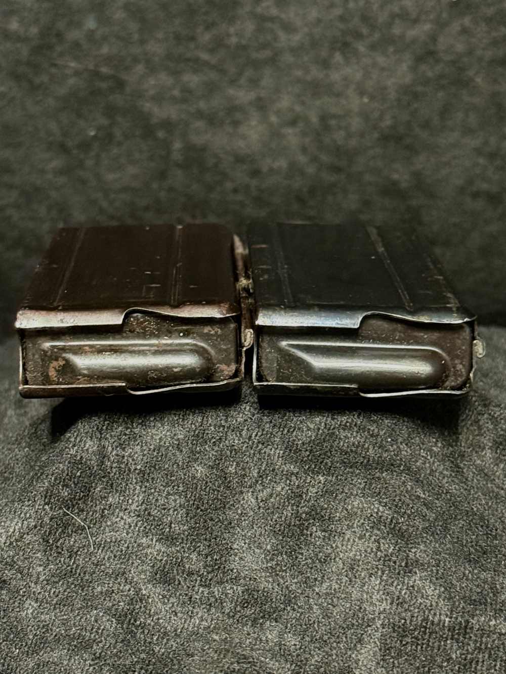 (2) WWII USGI Inland 15rd Magazines in J.S.S. Co. 1943 Mag Pouch -img-6