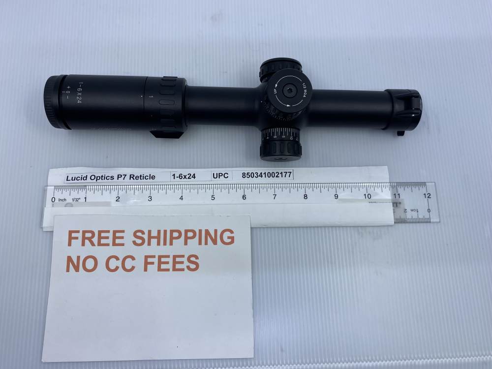 FACTORY NEW Lucid Optics P7 Reticle 1-6x24 UPC 850341002177-img-0