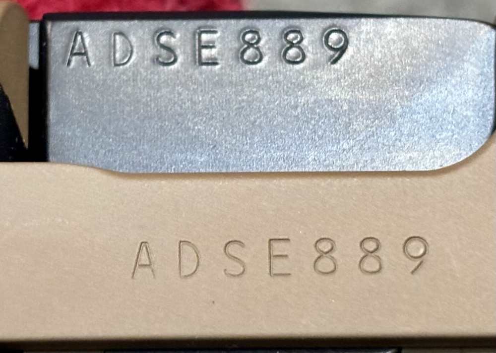 Glock 43 G43 9mm FDE unfired with 3 mags, case and accessories -img-13