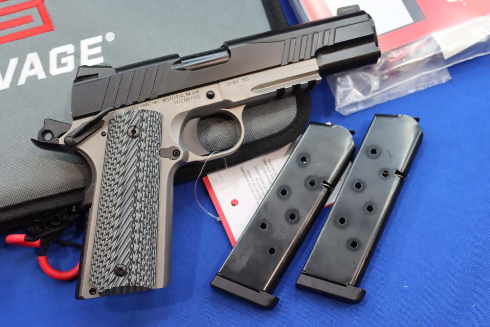 Savage Arms Model 1911 Pistol 45ACP 2-TONE 5" Ambi MS RAIL GUN Night Sight-img-27