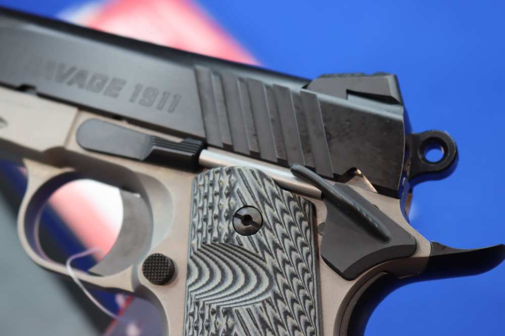 Savage Arms Model 1911 Pistol 45ACP 2-TONE 5" Ambi MS RAIL GUN Night Sight-img-25