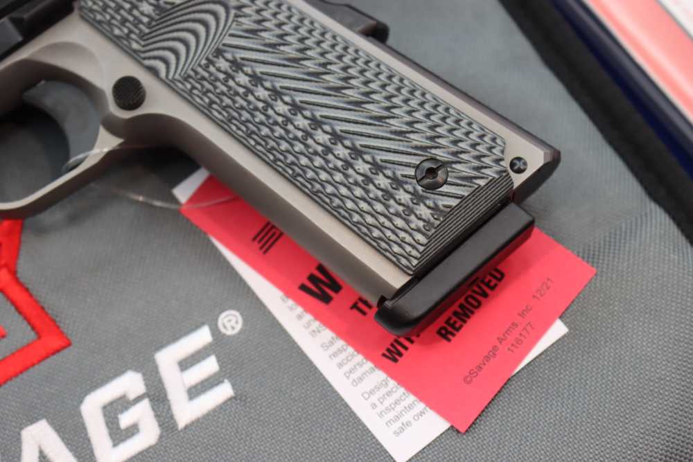 Savage Arms Model 1911 Pistol 45ACP 2-TONE 5" Ambi MS RAIL GUN Night Sight-img-7