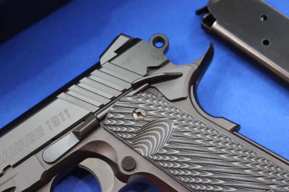 Savage Arms Model 1911 Pistol 45ACP BLK 5" Ambi Safety RAIL GUN Night Sight-img-6