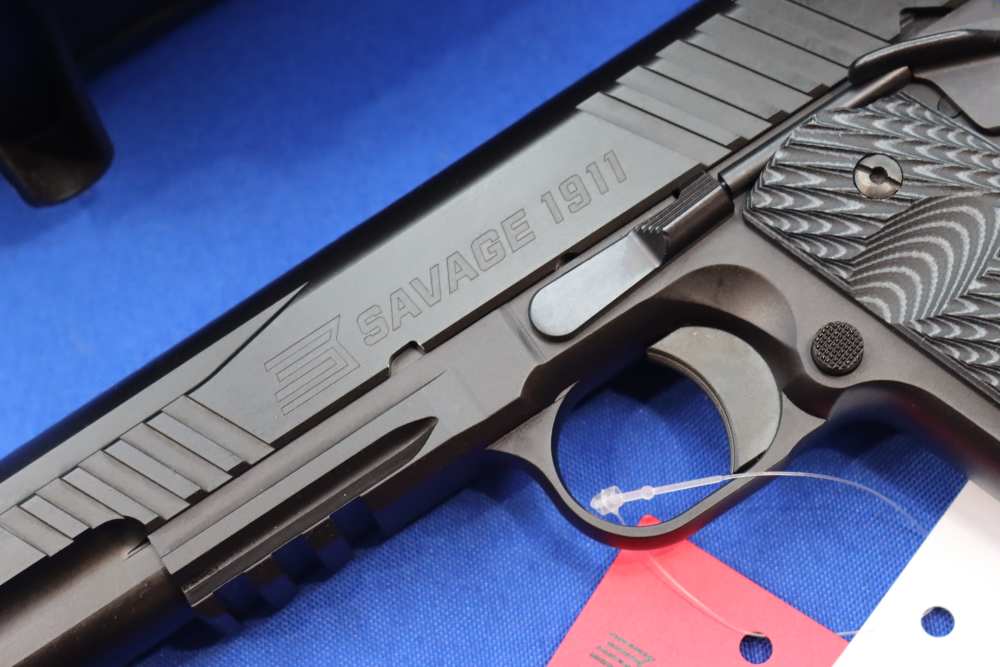 Savage Arms Model 1911 Pistol 45ACP BLK 5" Ambi Safety RAIL GUN Night Sight-img-4