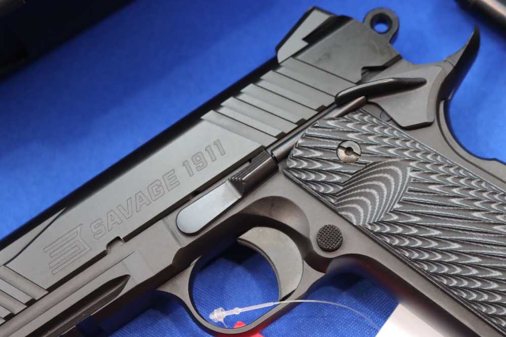 Savage Arms Model 1911 Pistol 45ACP BLK 5" Ambi Safety RAIL GUN Night Sight-img-5