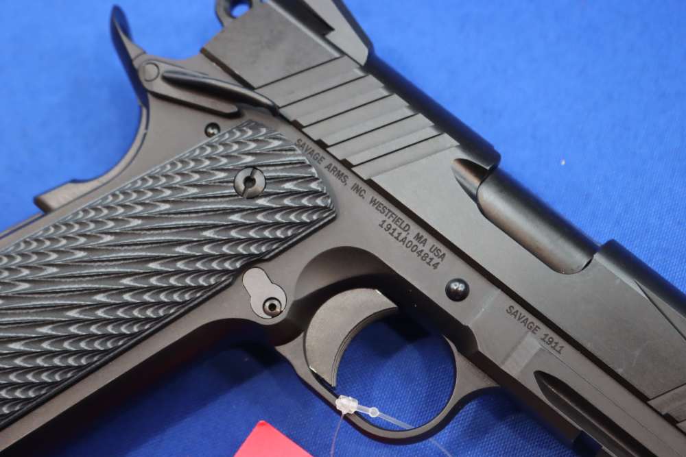 Savage Arms Model 1911 Pistol 45ACP BLK 5" Ambi Safety RAIL GUN Night Sight-img-12