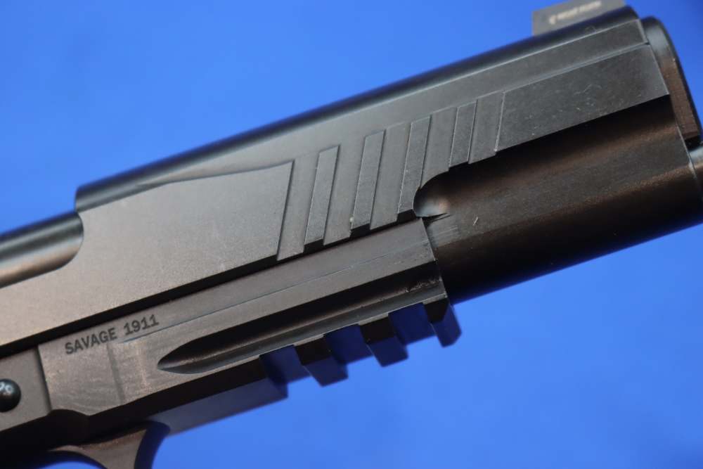 Savage Arms Model 1911 Pistol 45ACP BLK 5" Ambi Safety RAIL GUN Night Sight-img-20