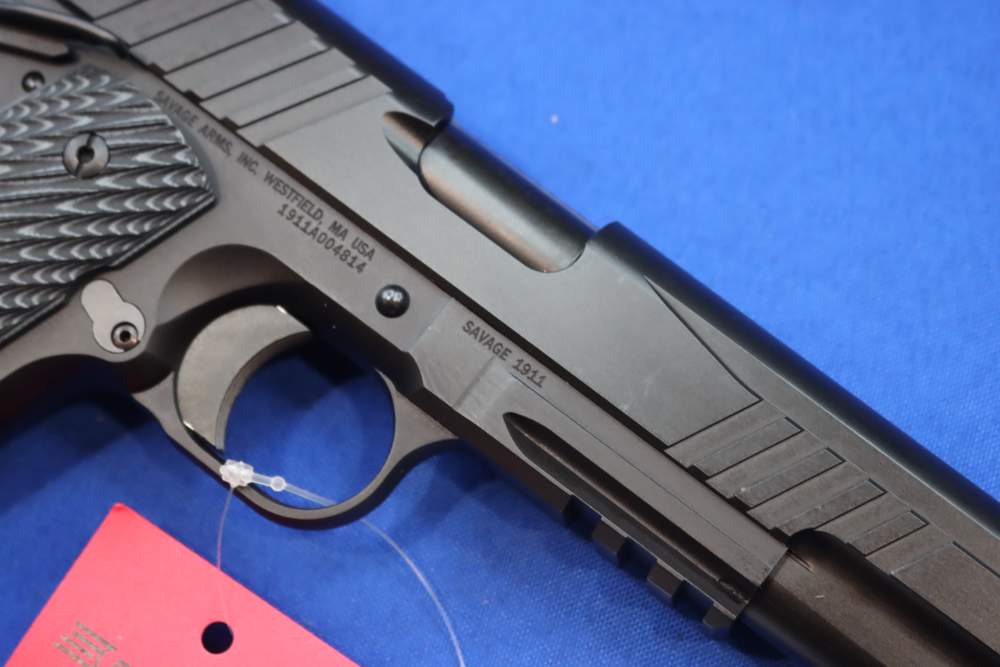 Savage Arms Model 1911 Pistol 45ACP BLK 5" Ambi Safety RAIL GUN Night Sight-img-11