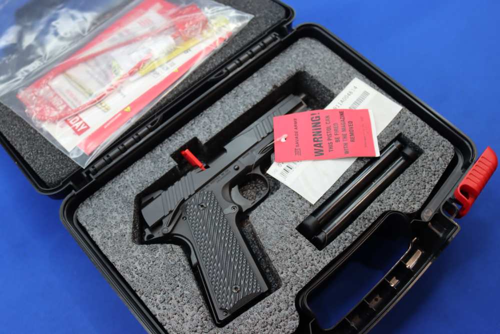 Savage Arms Model 1911 Pistol 45ACP BLK 5" Ambi Safety RAIL GUN Night Sight-img-26