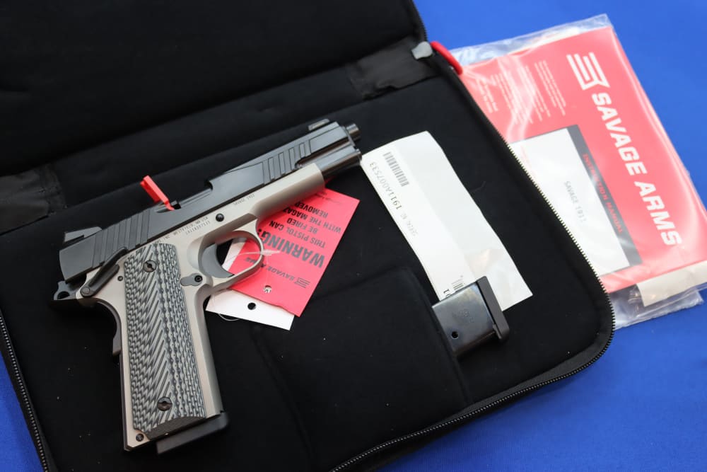 Savage Arms Model 1911 Pistol 45ACP 2-Tone 5" Ambi Safety Night Sight NEW-img-30