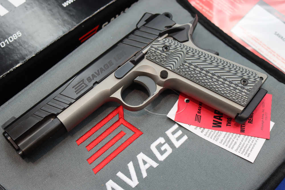 Savage Arms Model 1911 Pistol 45ACP 2-Tone 5" Ambi Safety Night Sight NEW-img-1