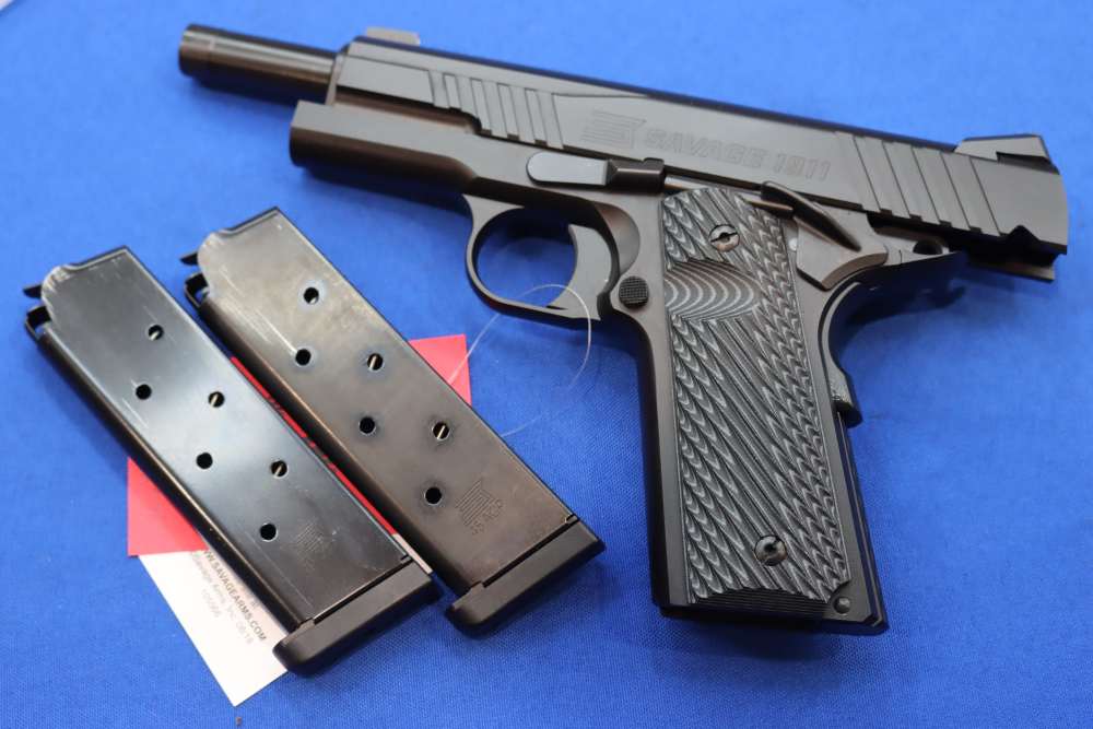 Savage Arms Model 1911 Pistol 45ACP BLACK 5" Ambi Safety Single Action NEW -img-28