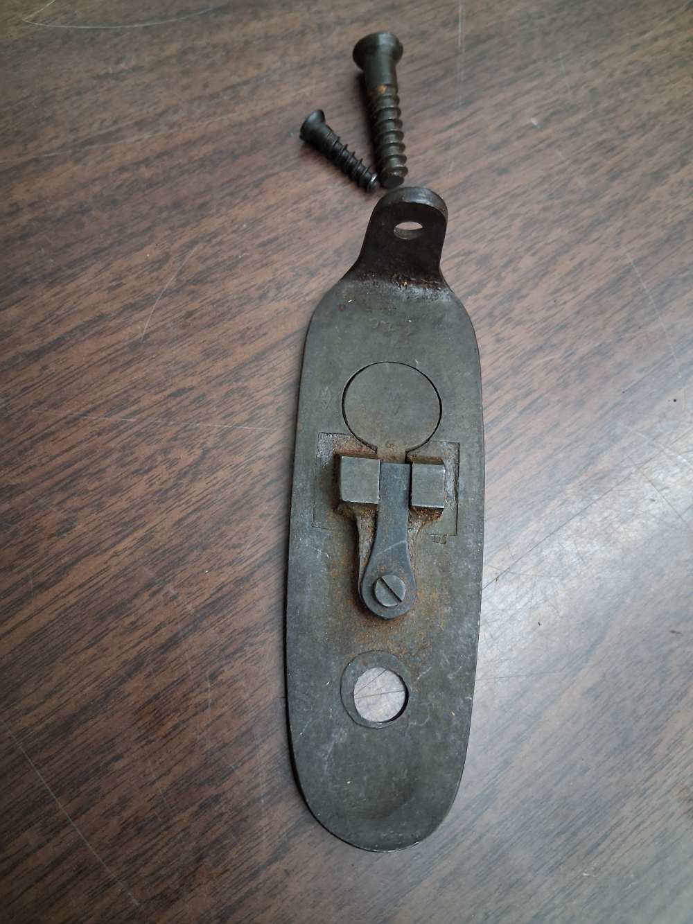 U S model 1917 MILITARY RIFLE BUTTPLATE WITH SCREWS-img-2