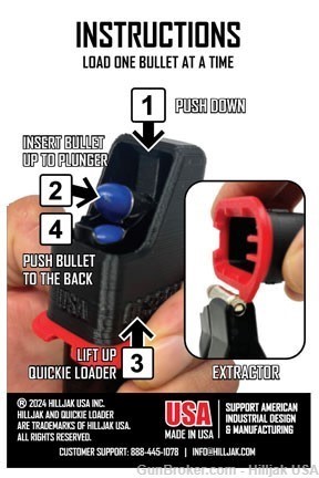 S&W M&P Bodyguard 2.0 Magazine Speed Loader, Quickie Loader QL380M Red-img-3