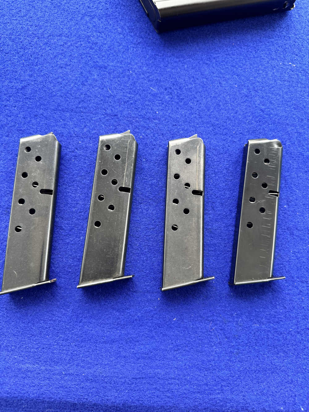 Vintage Smith Wesson model 39, 39-2 Magazines 9mm 8 Rnd Blued Steel X Follo-img-2