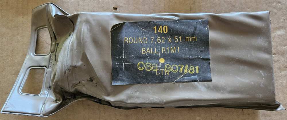 140 Rounds South African 7.62x51 Battle Pack .308 Ammo-img-0
