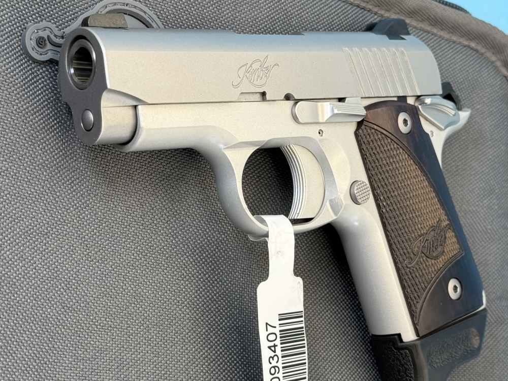 Kimber Micro 9 9mm Stainless Rosewood 2 magazines & holster NEW!-img-5