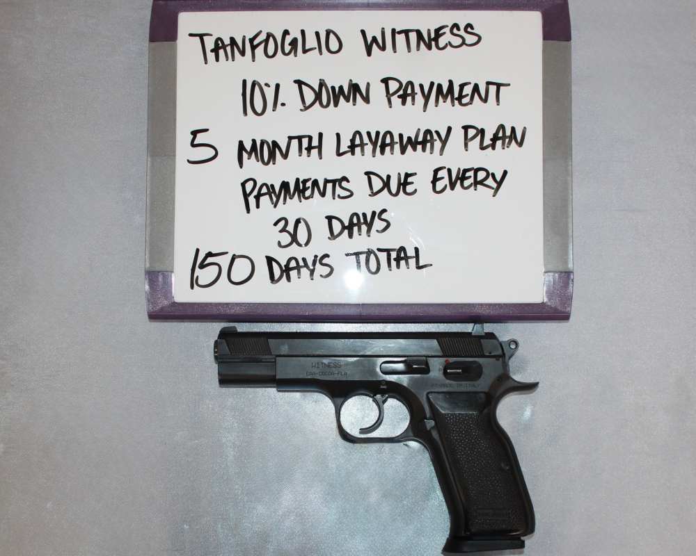 Tanfoglio Witness 45ACP 4.5" Barrel, LAYAWAY AVAILABLE!-img-0