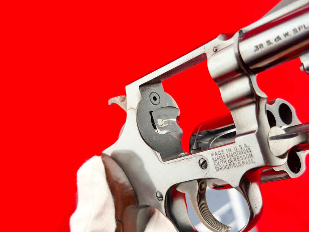 1958 Smith & Wesson Model 36 Chiefs Special 1.87" Blued .38 Spl w/ Box-img-30