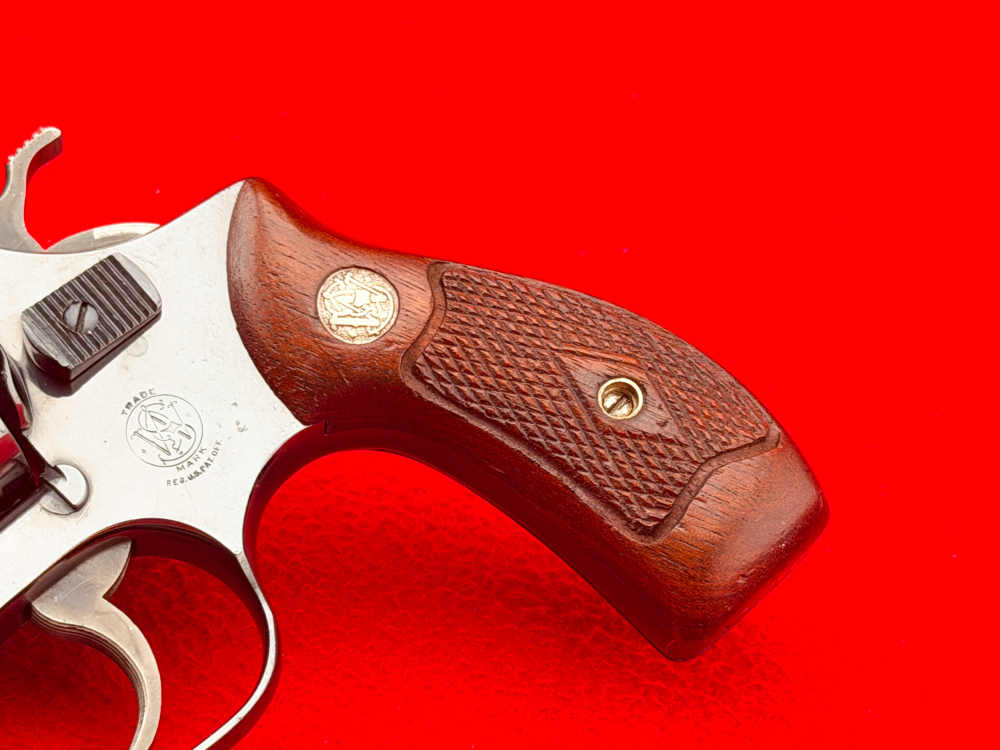 1958 Smith & Wesson Model 36 Chiefs Special 1.87" Blued .38 Spl w/ Box-img-7