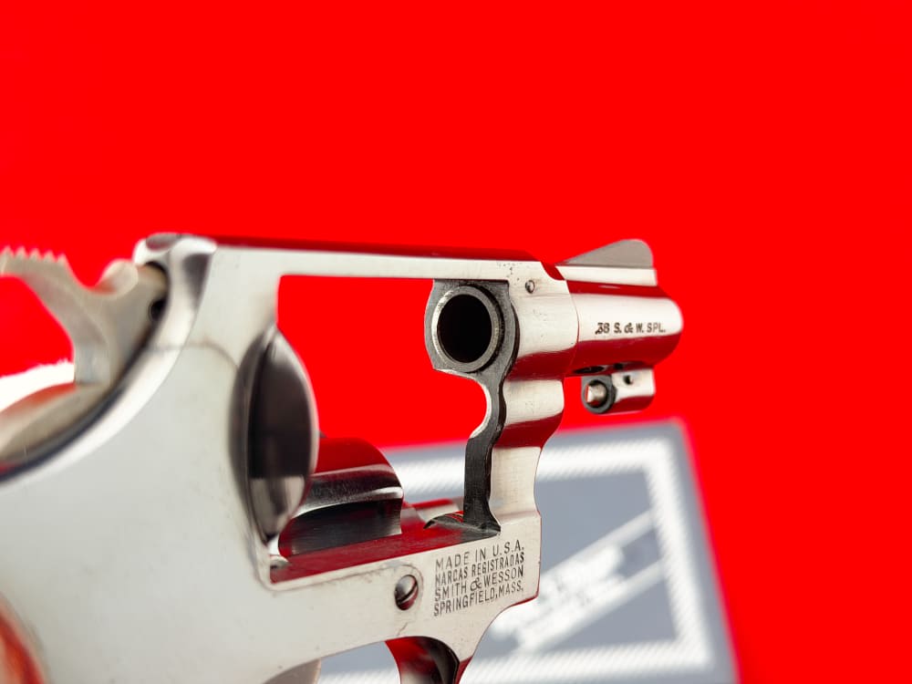 1958 Smith & Wesson Model 36 Chiefs Special 1.87" Blued .38 Spl w/ Box-img-29