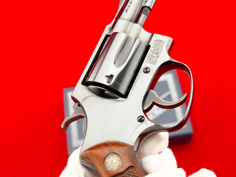 1958 Smith & Wesson Model 36 Chiefs Special 1.87" Blued .38 Spl w/ Box-img-24