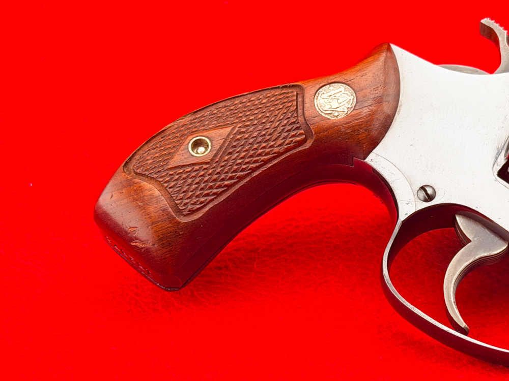 1958 Smith & Wesson Model 36 Chiefs Special 1.87" Blued .38 Spl w/ Box-img-12