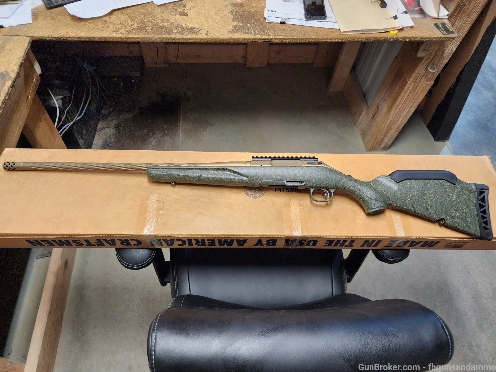 NEW RUGER AMERICAN GENERATION 2 .300 WIN MAG 22" THREADED GREEN SPLATTER WM-img-9