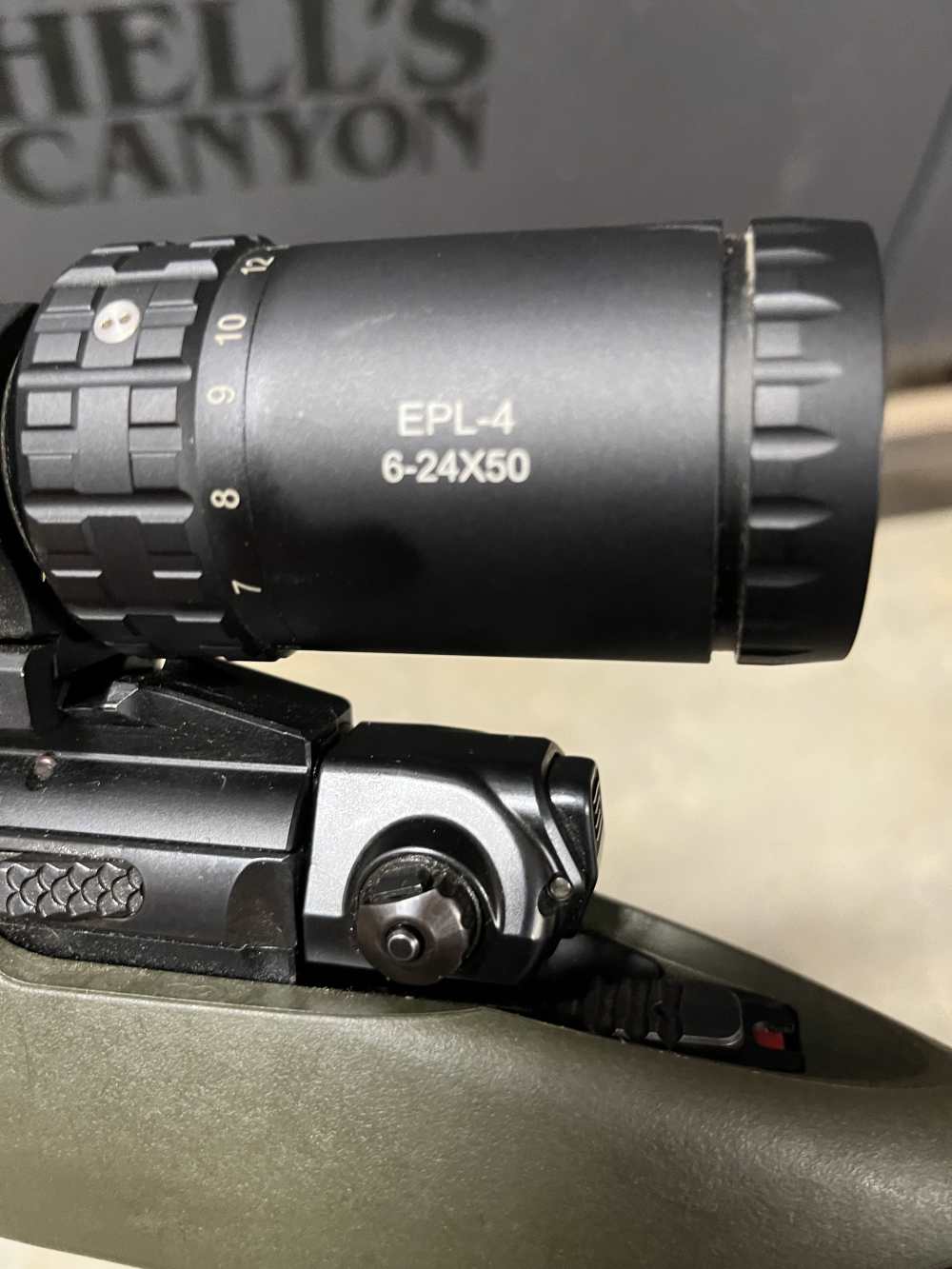 Savage impulse 6.5 creedmoor hog hunter OD Green 24X50 Arken scope READ-img-13