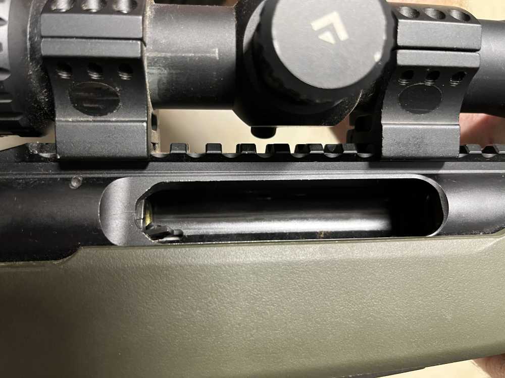 Savage impulse 6.5 creedmoor hog hunter OD Green 24X50 Arken scope READ-img-14