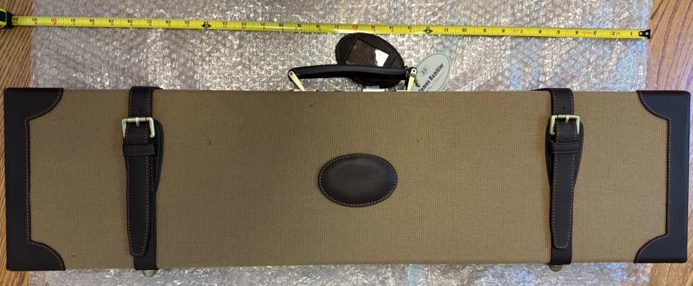 Shotgun Case, Canvas With Leather, 32", Universal, Scandinavian, New-img-0