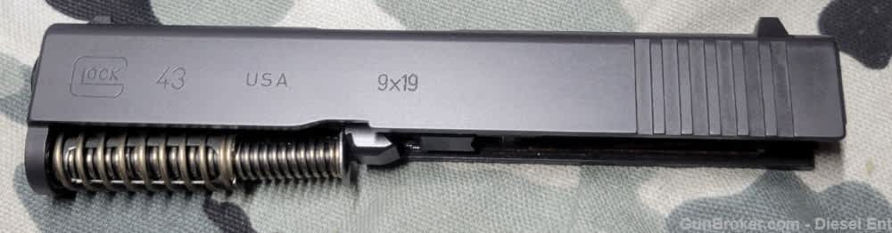 Glock G43 9MM complete OEM slide 43 Glock OEM fits 43X G48 New-img-1