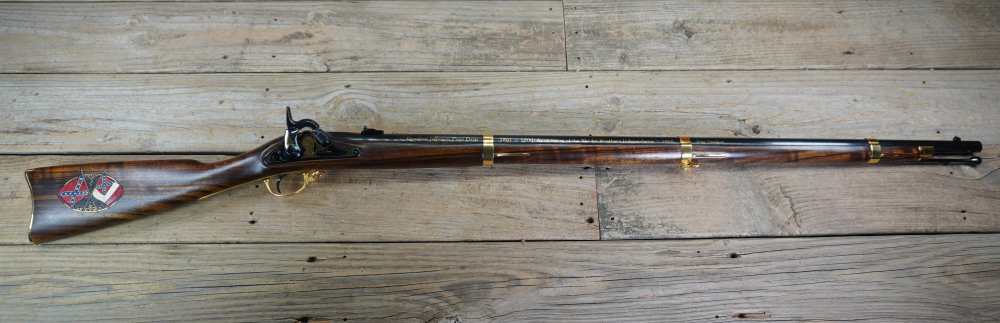 1862 Richmond Jefferson Davis 1 of 300 comm. 150th Musket like new rifle CS-img-1
