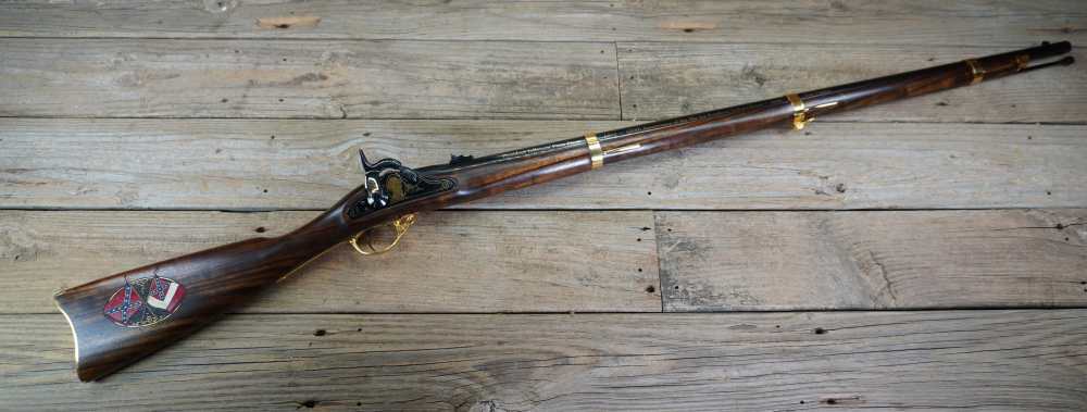 1862 Richmond Jefferson Davis 1 of 300 comm. 150th Musket like new rifle CS-img-83