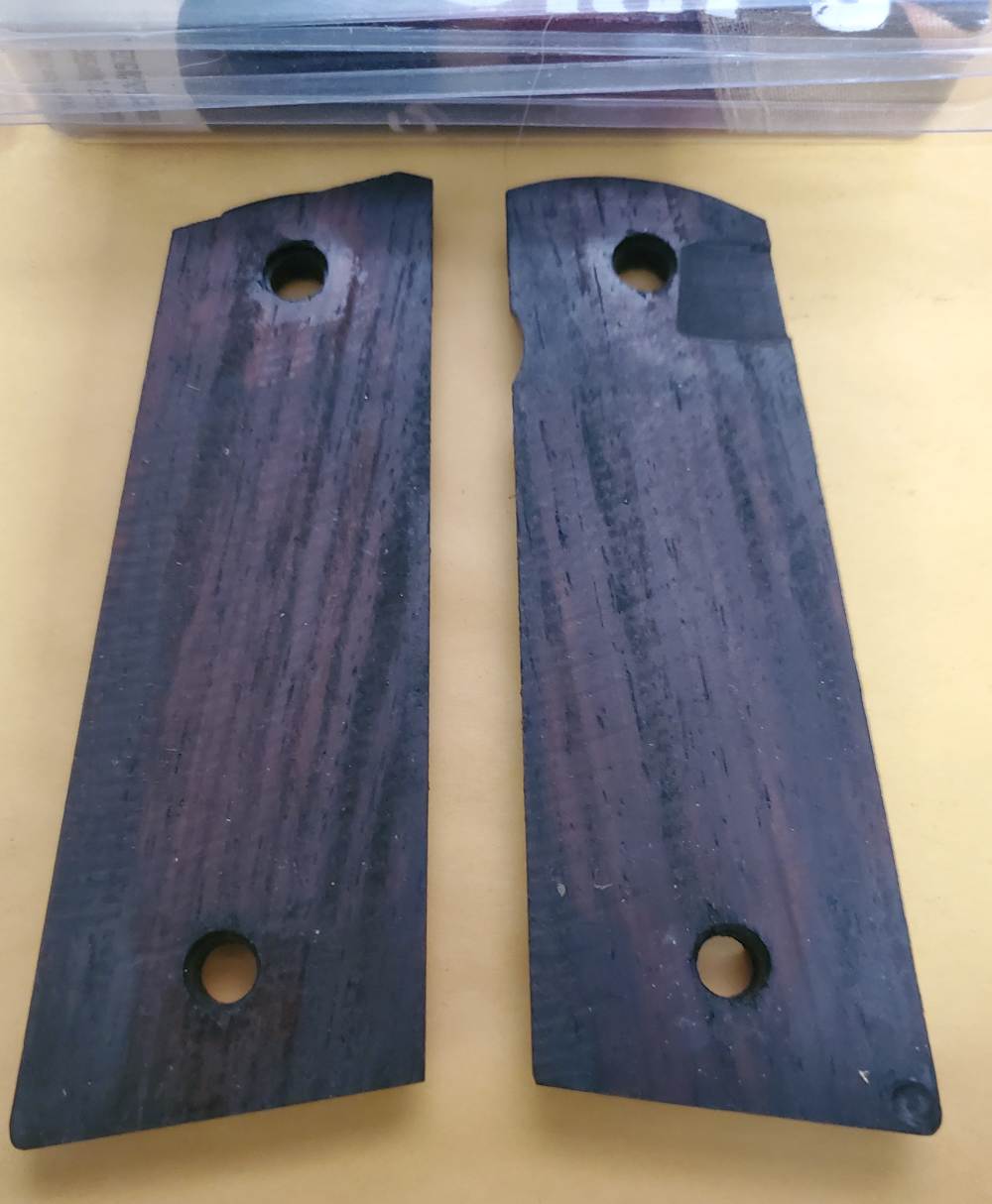 VZ Grips 1911 Brown Wood Standard Grips NEW-img-1