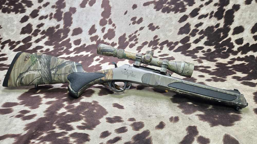 TRADITIONS VORTEK 50CAL PISTOL CAMO SBR SBM INLINE BLUNDERBUSS MAKE OFFER-img-0