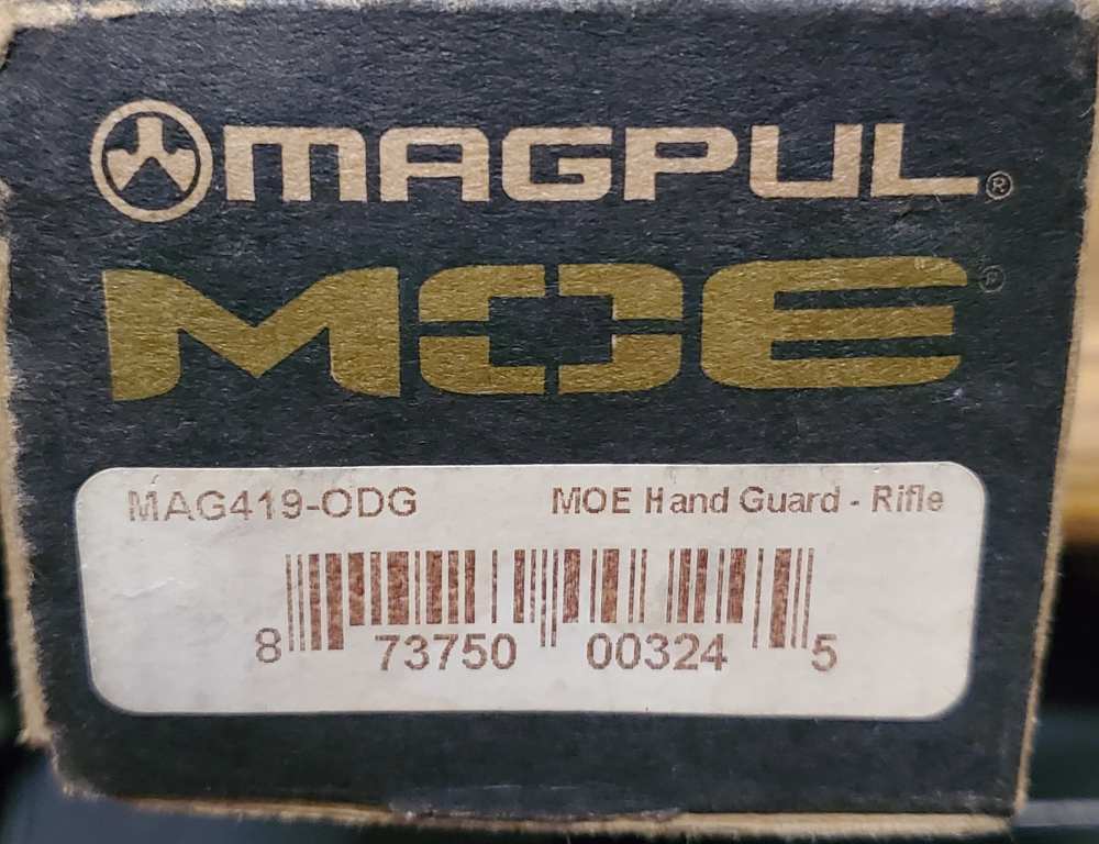 Magpul MAG419-ODG MOE Hand Guard Rifle Length Olive Green NEW-img-2