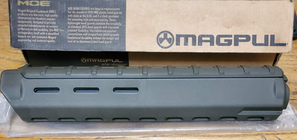 Magpul MAG419-ODG MOE Hand Guard Rifle Length Olive Green NEW-img-1